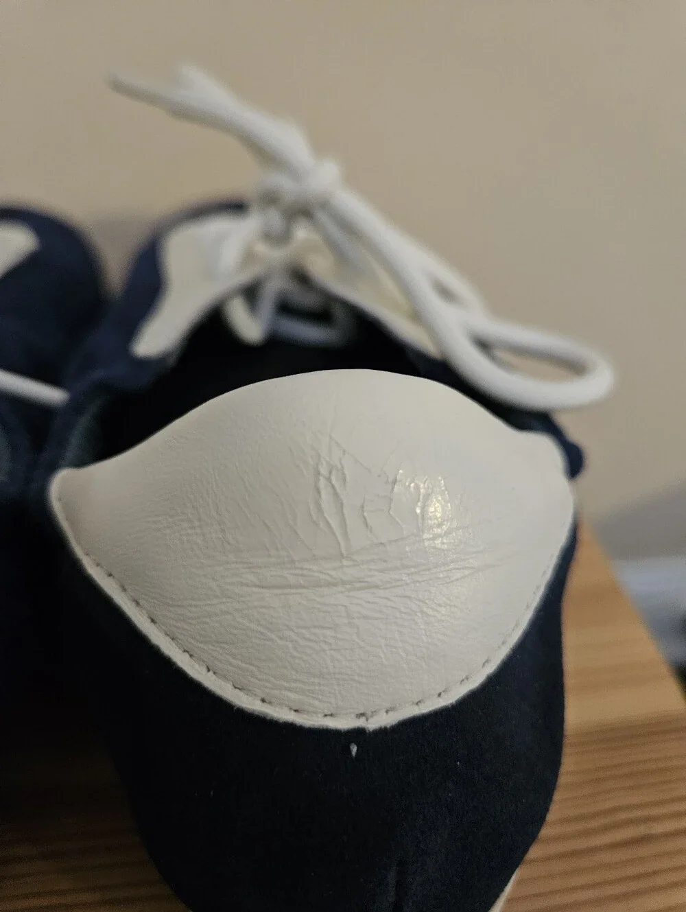 Tory Burch Women's Navy and White  Lace-Up Sneakers, Size 7